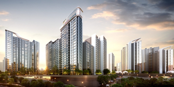 금호벽산아파트 조감도. (사진=현대건설)