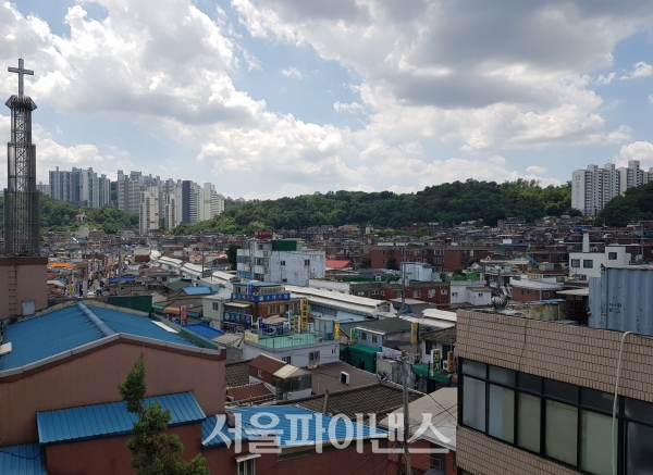 신림1구역 일대. (사진=노제욱 기자)