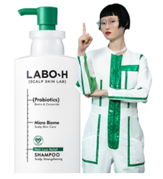 라보에이치 두피 강화 샴푸 화보 (사진=아모레퍼시픽)