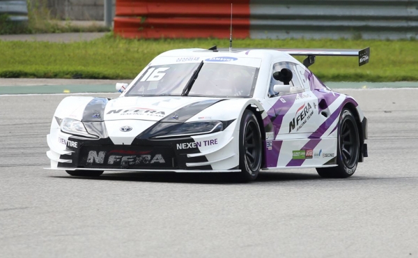 넥센타이어 워크스팀인 엔페라레이싱 황도윤 선수의 레이싱 모습. (사진= 권진욱 기자)