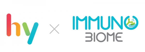 hy와 이뮤노바이옴 로고