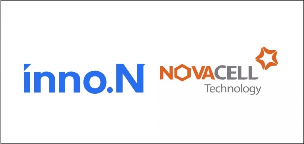 HK이노엔과 노바셀테크놀로지 로고
