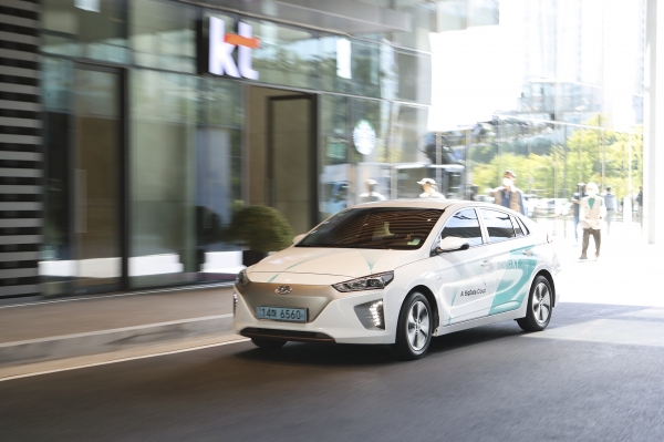 새로 적용되는 KT 업무용 전기차량의 모습. (사진=KT)