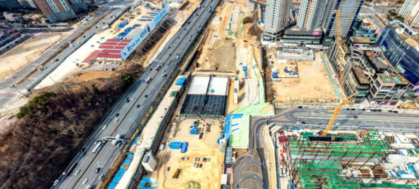 경기 화성 동탄역 일대 모습. (사진=네이버 지도 항공뷰)