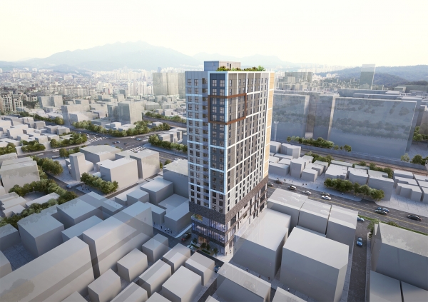 서울 상봉동 역세권 청년주택 조감도. (사진=유진그룹)