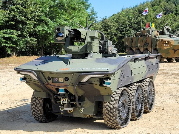 한화디펜스가 개발한 지능형 다목적무인차량 (사진=한화디펜스)