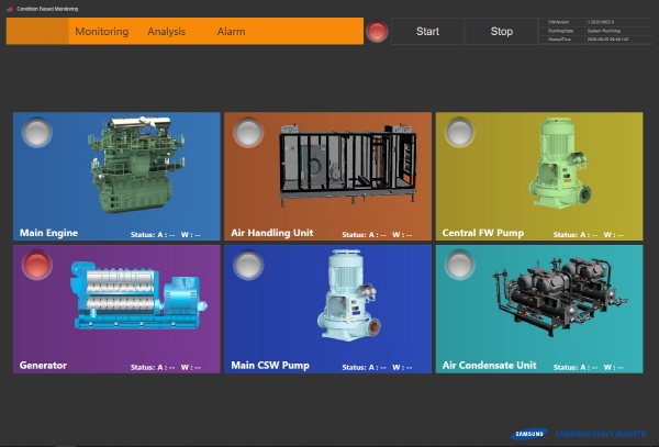 고장진단 시스템 SVESSEL CBM. (사진=삼성중공업)