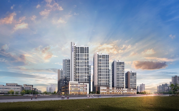 내포신도시 반도유보라 마크에디션 투시도. (사진=반도건설)