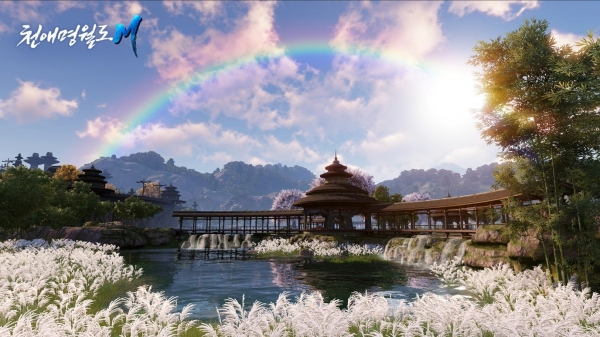 '천애명월도M' 실제 인게임 화면. (사진=텐센트 오로라 스튜디오)