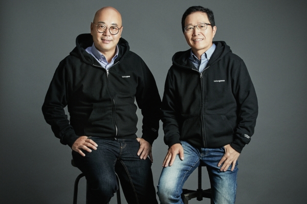 카카오게임즈 남궁훈 각자대표(왼쪽)와 조계현 각자대표. (사진=카카오게임즈)