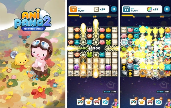 선데이토즈 애니팡2 특수 효과 개선. (사진=선데이토즈)