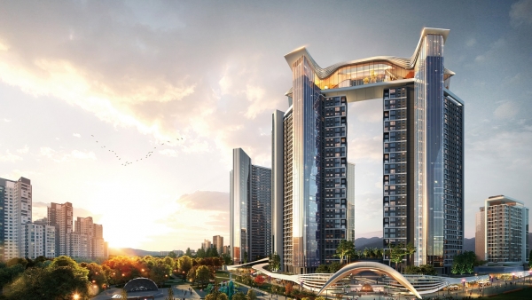 과천주공5단지 투시도. (사진=대우건설)