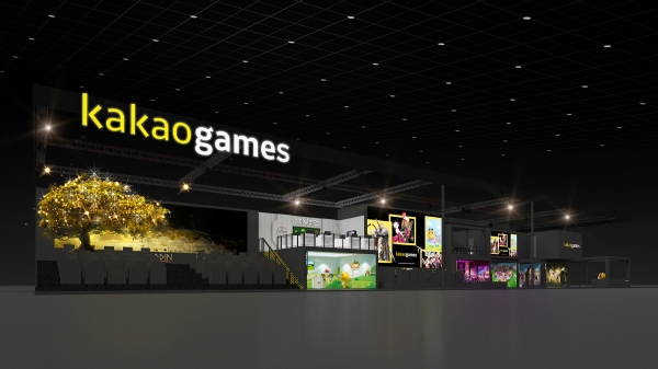 카카오게임즈 '지스타 2021' 부스 조감도. (사진=카카오게임즈)