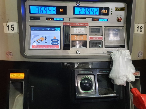 휴발유 가격이 연일 상승세다. 서울시에 있는 주유소. (사진=김호성 기자)