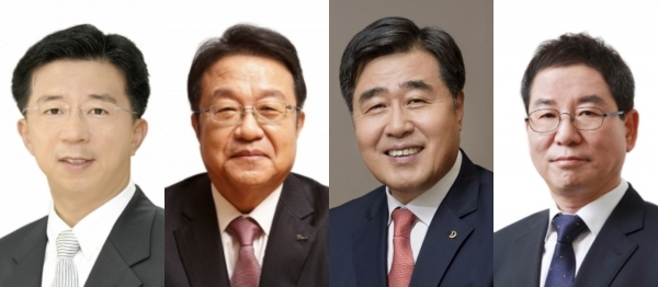 내년 임기만료를 앞둔 임병용 GS건설 부회장, 한성희 포스코건설 사장. 김형 대우건설 사장, 권순호 HDC현대산업개발 사장. (왼쪽부터) (사진=각 사)
