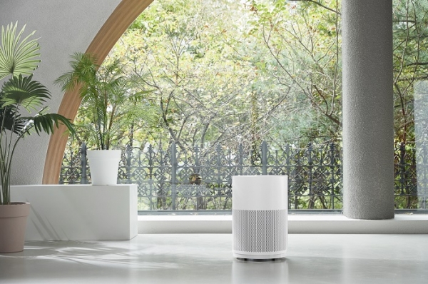 친환경 플라스틱(PCR-ABS)를 적용한 '올클린 공기청정기 그린 242(모델명: ACL-15C1A)' (사진=SK매직)