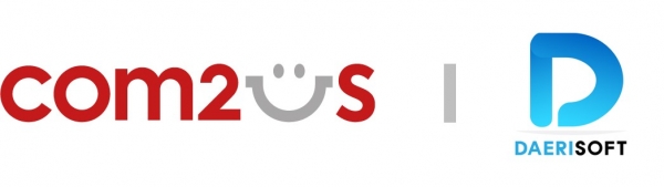 컴투스(왼쪽)와 다에리소프트 CI. (사진=컴투스)