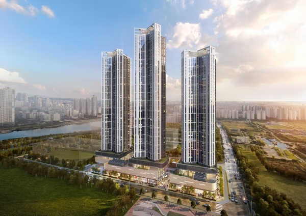 청라 한양수자인 디에스틴 조감도. (사진=한양)