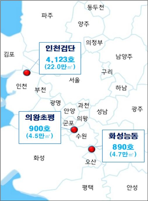 누구나집 사업 위치도. (사진=국토교통부)