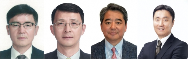 (왼쪽부터) 정찬수 GS EPS 사장, 김석환 GS E&R 사장, 이영환 GS글로벌 사장, 여인창 파르나스호텔 전무 (사진=GS)