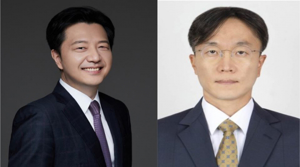 (왼쪽부터) 하상우 한화생명 부사장, 이한샘 한화생명 상무. (사진=한화생명)