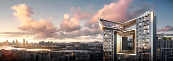 잠원동아 스카이 커뮤니티 조감도. (사진=현대건설)