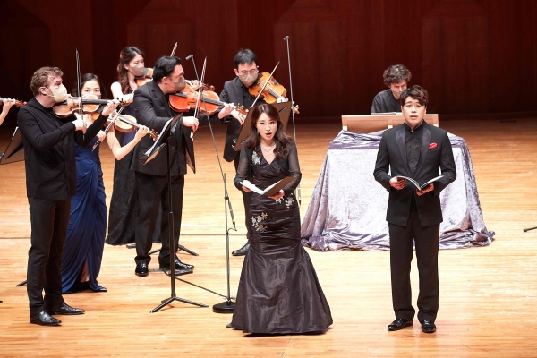 한화그룹의 클래식 공연 브랜드 '한화클래식 2021 소프라노 서예리와 바로크 프로젝트' 공연이 진행되고 있다. (사진=한화그룹)