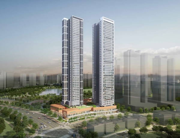 전주 에코시티 주상복합 투시도. (사진=한양)