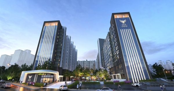 수원 권선 삼천리2차 리모델링 투시도. (사진=롯데건설)