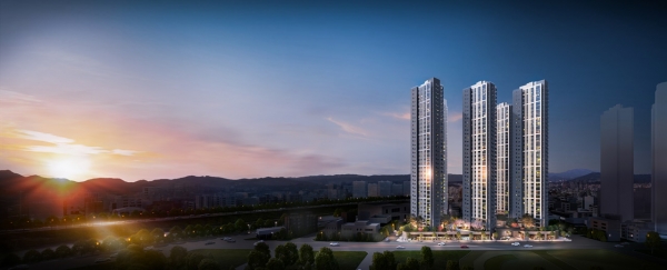 청주 남주동2구역 가로주택정비사업 투시도. (사진=DL건설)