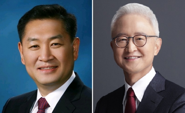(왼쪽부터) 삼성전자 한종희 대표이사 부회장, 경계현 대표이사 사장 (사진=삼성전자)