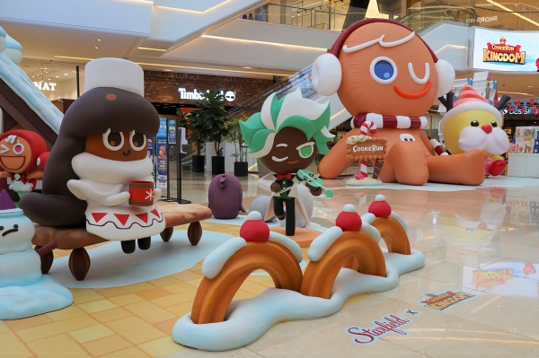 스타필드 하남서 문을 연 '쿠키런: 킹덤' 브랜드 체험존. (사진=데브시스터즈)