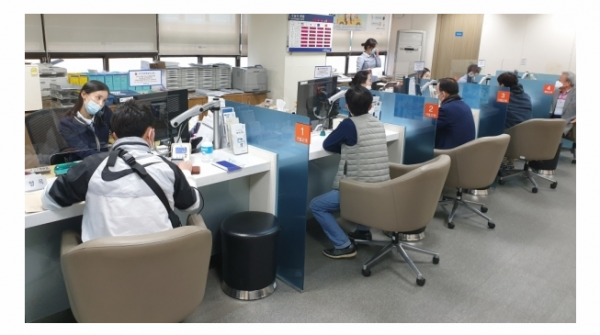 한 은행 영업점 창구. (사진= 서울파이낸스DB)