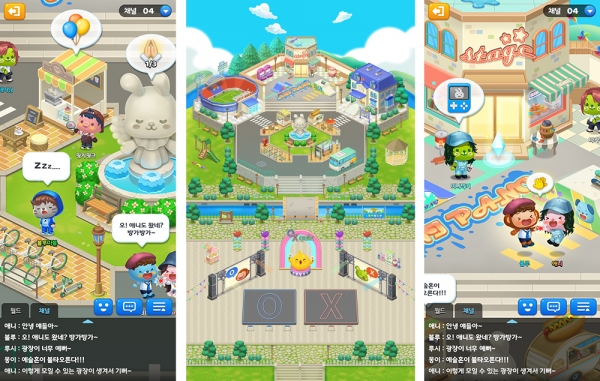 상반기 중 업데이트될 '애니팡4' 소셜 광장 이미지. (사진=선데이토즈)