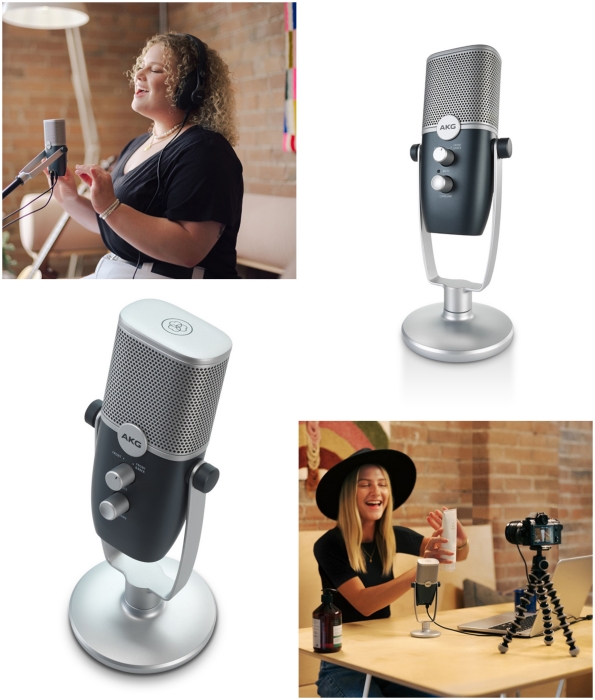 AKG 브랜드가 크리에이터 콘텐츠의 완성도를 높여줄 고해상도 듀얼 패턴 마이크 AKG ARA(아라)를 새롭게 선보였다. (사진= 하만 인터내셔널 AKC브랜드)