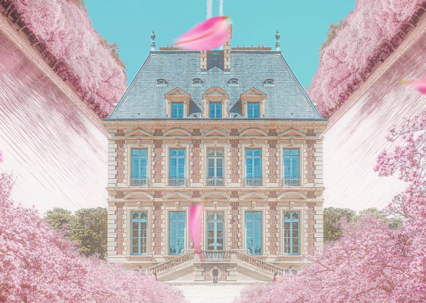 CJ올리브네트웍스가 메타갤럭시아에서 선보인 오창은 작가의 NFT 'CherryBlossom Ending' (사진=CJ올리브네트웍스)