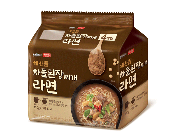 팔도×해찬들 차돌된장찌개라면 (사진=롯데마트) 