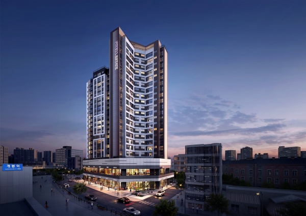 신영지웰 에스테이트 개봉역 투시도. (사진=신영건설)