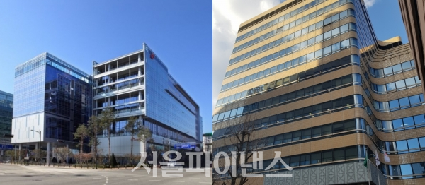 SK디스커버리와 SK에코플랜트 사옥 모습. (사진=SK, 노제욱 기자)