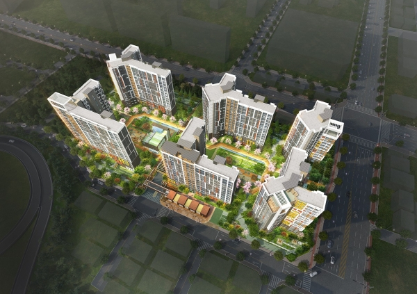 강원 원주 관설동 공동주택 사업 조감도. (사진=반도건설)