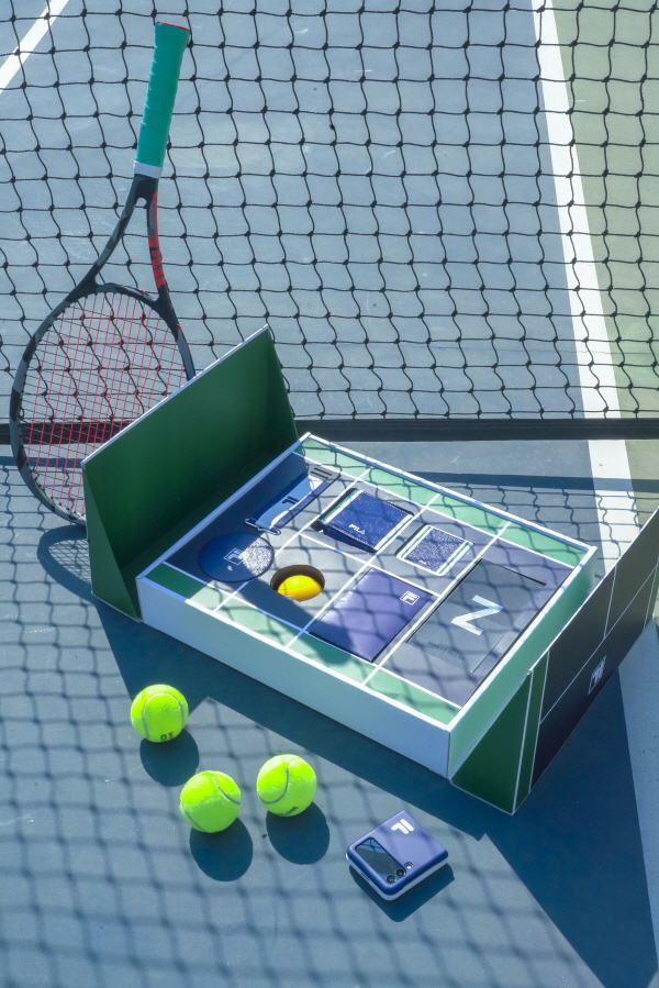 SK텔레콤 '갤럭시Z 플립3 휠라 에디션' (사진=SK텔레콤)