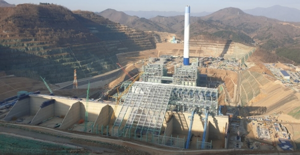 삼척블루파워가 건설중인 석탄화력발전소 (사진=삼척블루파워)
