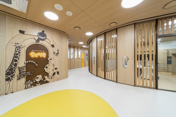 판교 알파리움 웃는땅콩 어린이집. (사진=엔씨소프트)