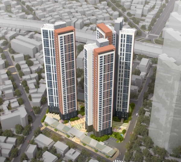 부산 동래구 낙민동 공동주택 신축공사 조감도. (사진=반도건설)