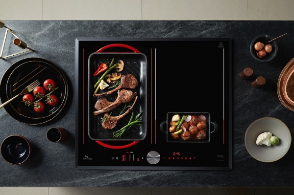 독일 '2022 레드닷 디자인 어워드(reddot Design Award 2022)'에서 본상을 수상한 SK매직 보더리스 인덕션 제품 이미지 (사진=SK매직)