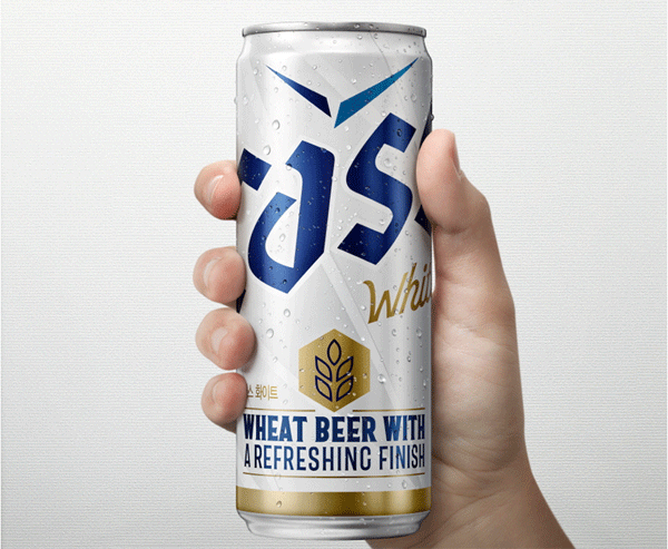 밀맥주 '카스 화이트' (사진=오비맥주)