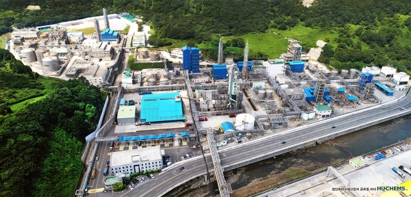 TKG휴켐스 공장 전경. (사진=대우건설)
