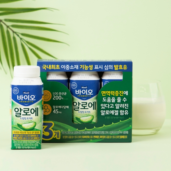 신상품 '매일 바이오 알로에 드링킹 요거트'(사진=매일유업)