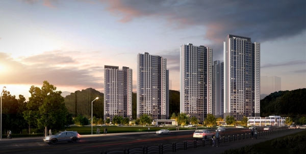 창원 롯데캐슬 어반포레 투시도. (사진=롯데건설)