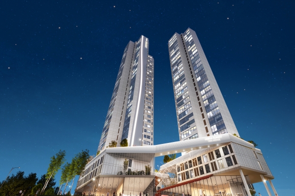 신노량진시장 정비사업 부분 투시도. (사진=호반건설)